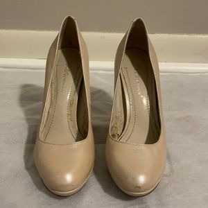 BCBGeneration 4 inch Genuine Leather  pump